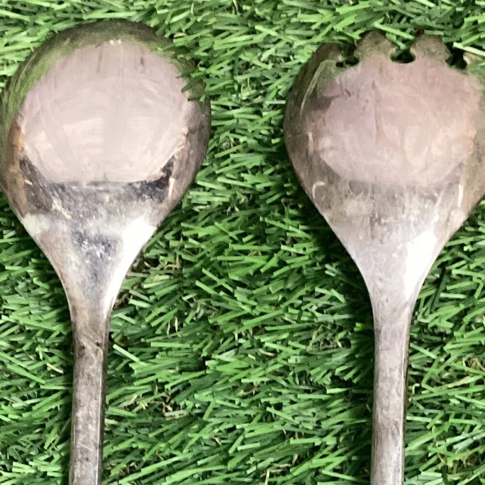 Vintage salad servers